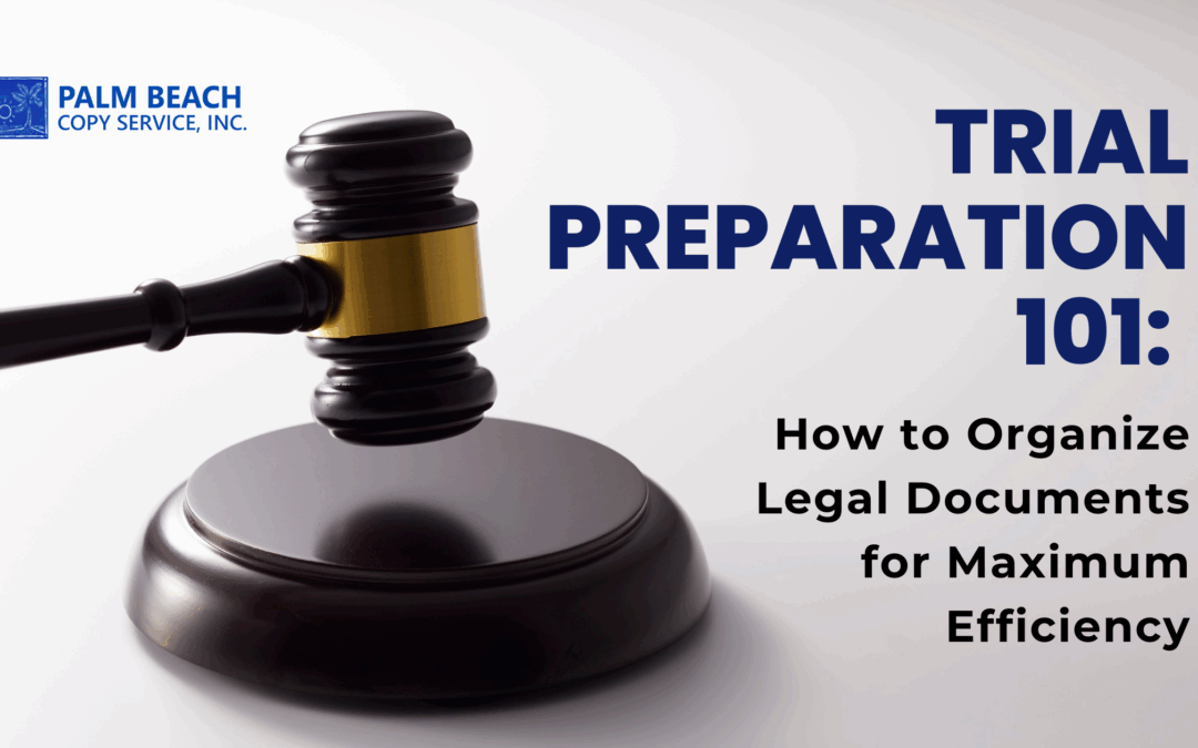 Trial Preparation 101: How to Organize Legal Documents for Maximum Efficiency