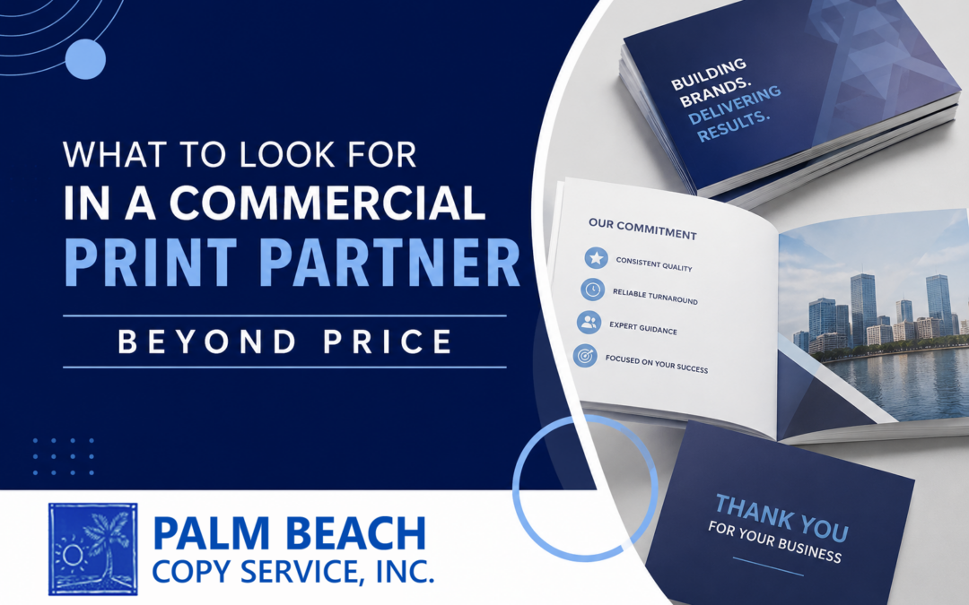 What to Look for in a Commercial Print Partner – Beyond Price